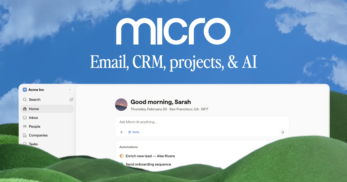 Micro Platform Overview